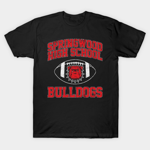 Springwood High School Bulldogs Football T-Shirt by huckblade